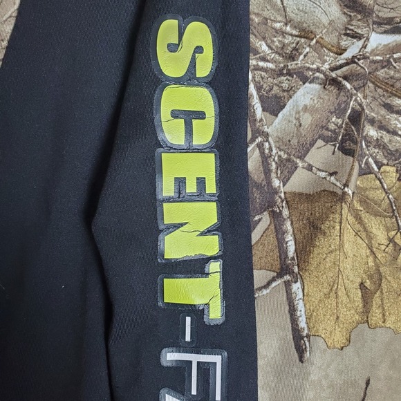 Realtree Men's Camoflage Pullover Size Large Long Sleeve Camo 1/4 Zip PleaseRead - Picture 14 of 16